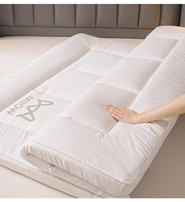 surmatelas futon confort plus gros plan texture moelleuse et respirante - Tenrai