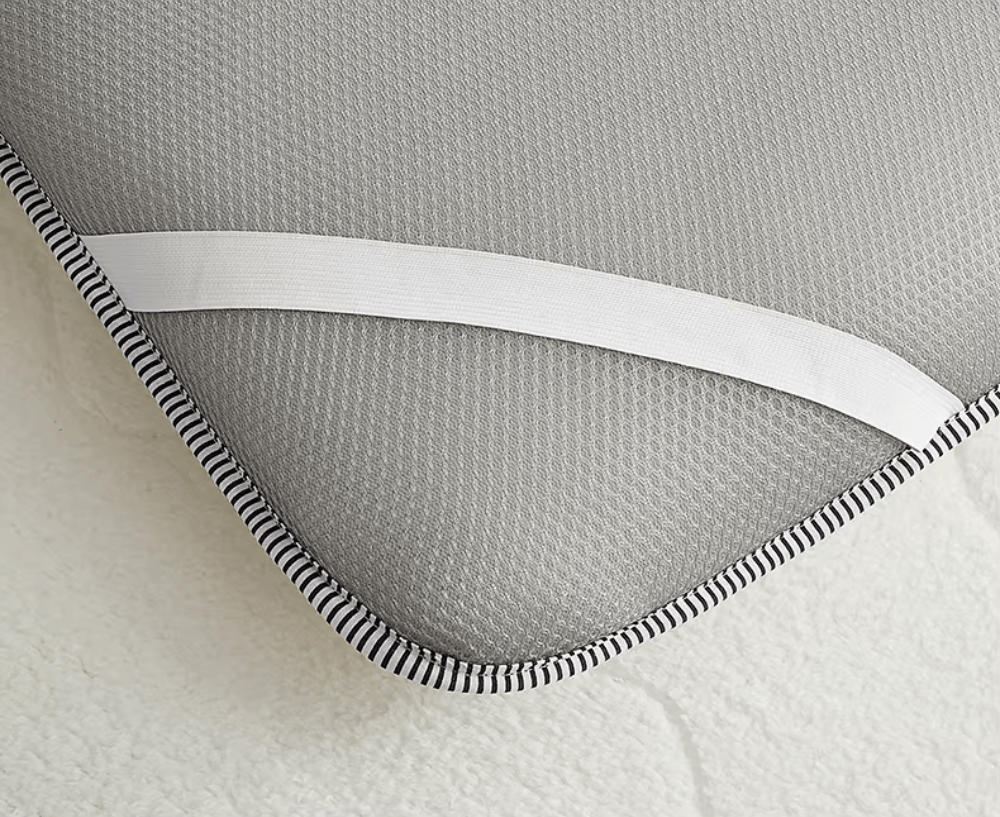 Surmatelas futon douceur sangles fixation aux angles - Tenrai